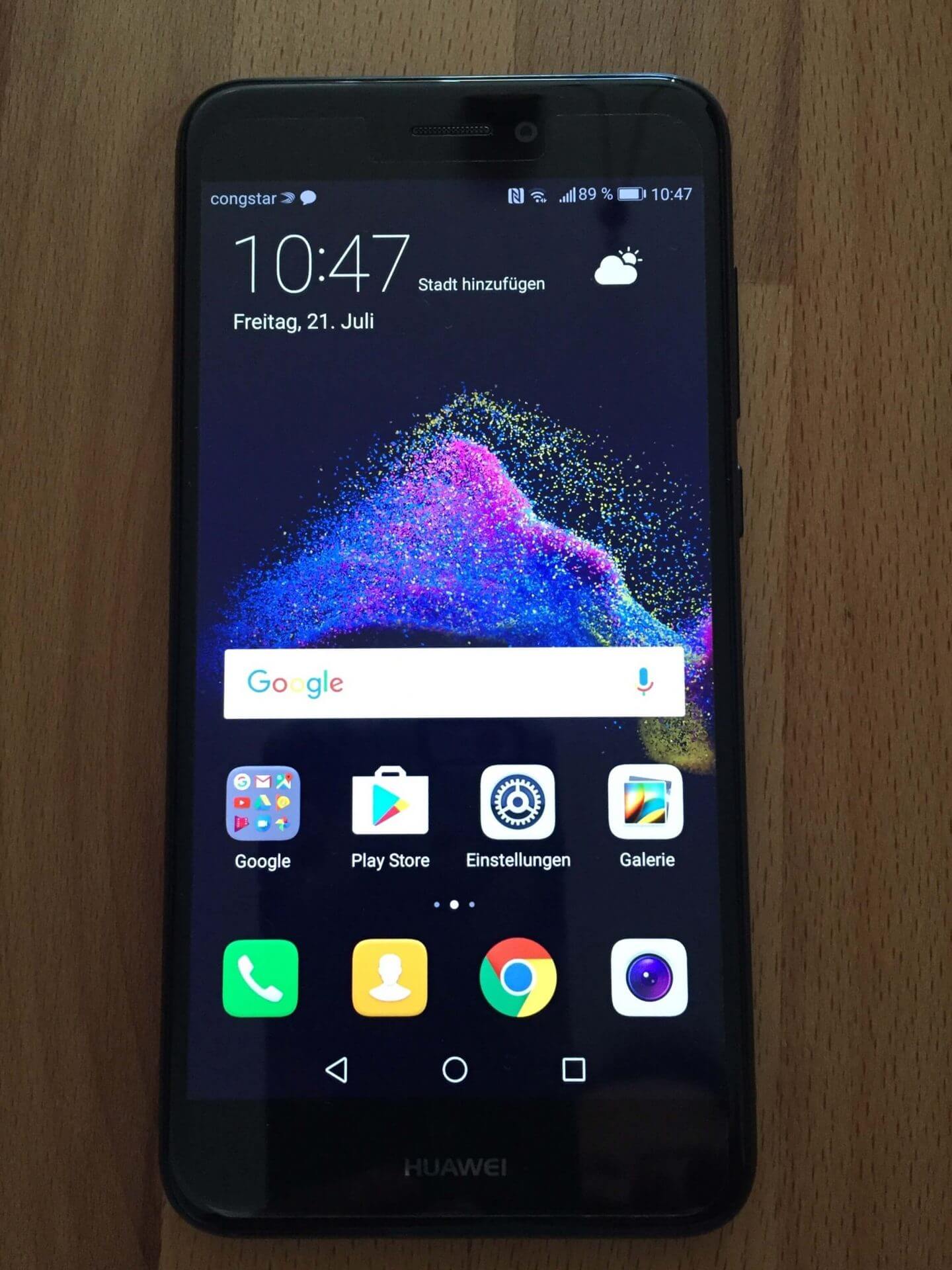 Huawei P8 Lite 2017 Startbildschirm 