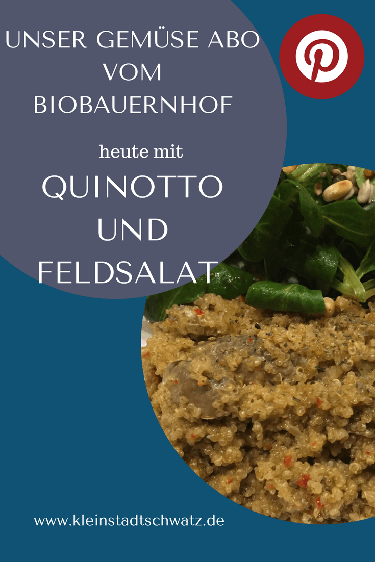 Quinotto von Davert mit Feldsalat