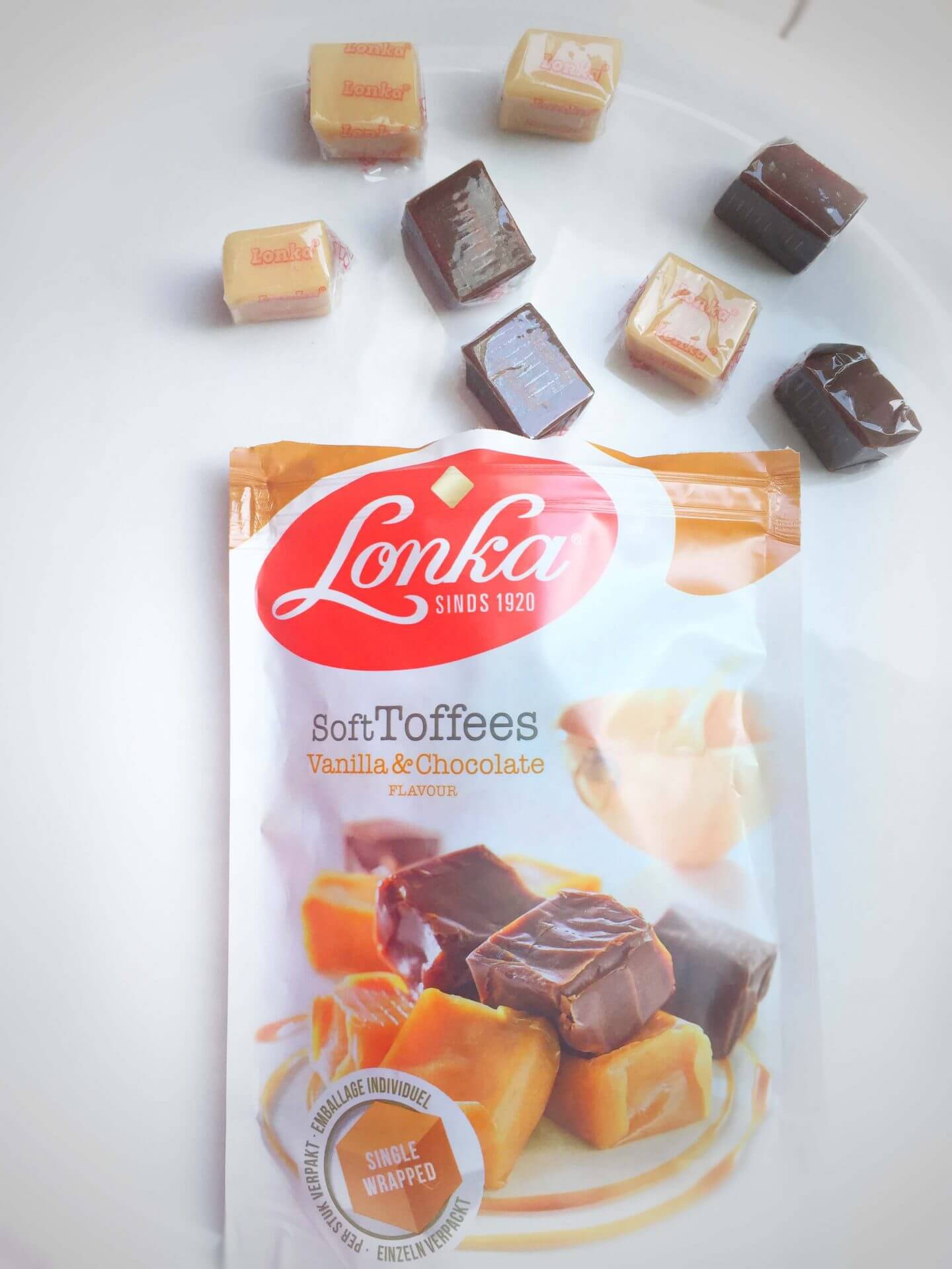 Lonka Soft Toffees Vanilla und Chocolate