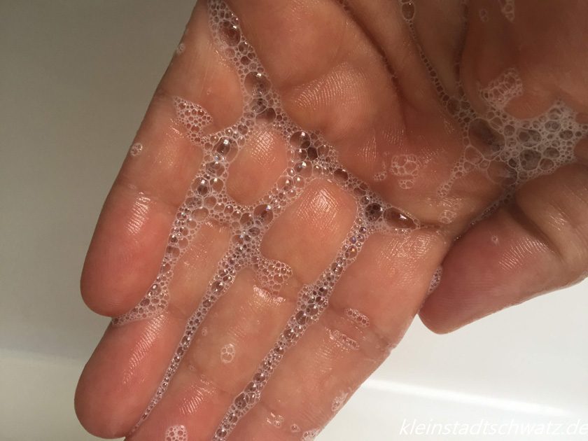 Eucerin Hand Waschöl schäumt nur leicht