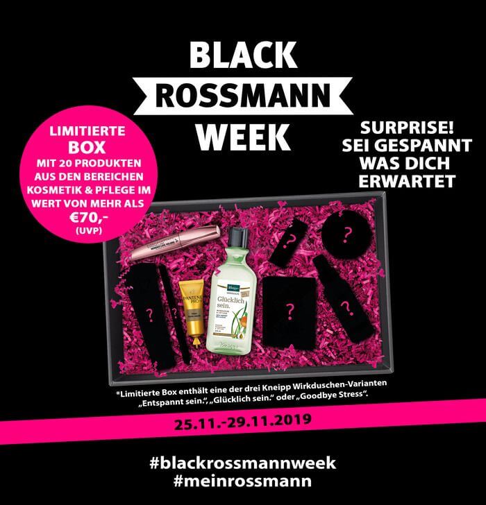 Rossmann News Black Rossmann Week Kleinstadtschwatz